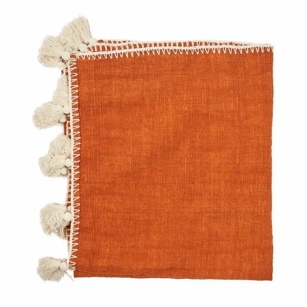 Plaids - Le Jeté de Lit Stitch - Terracotta - BAZAR BIZAR LIVING