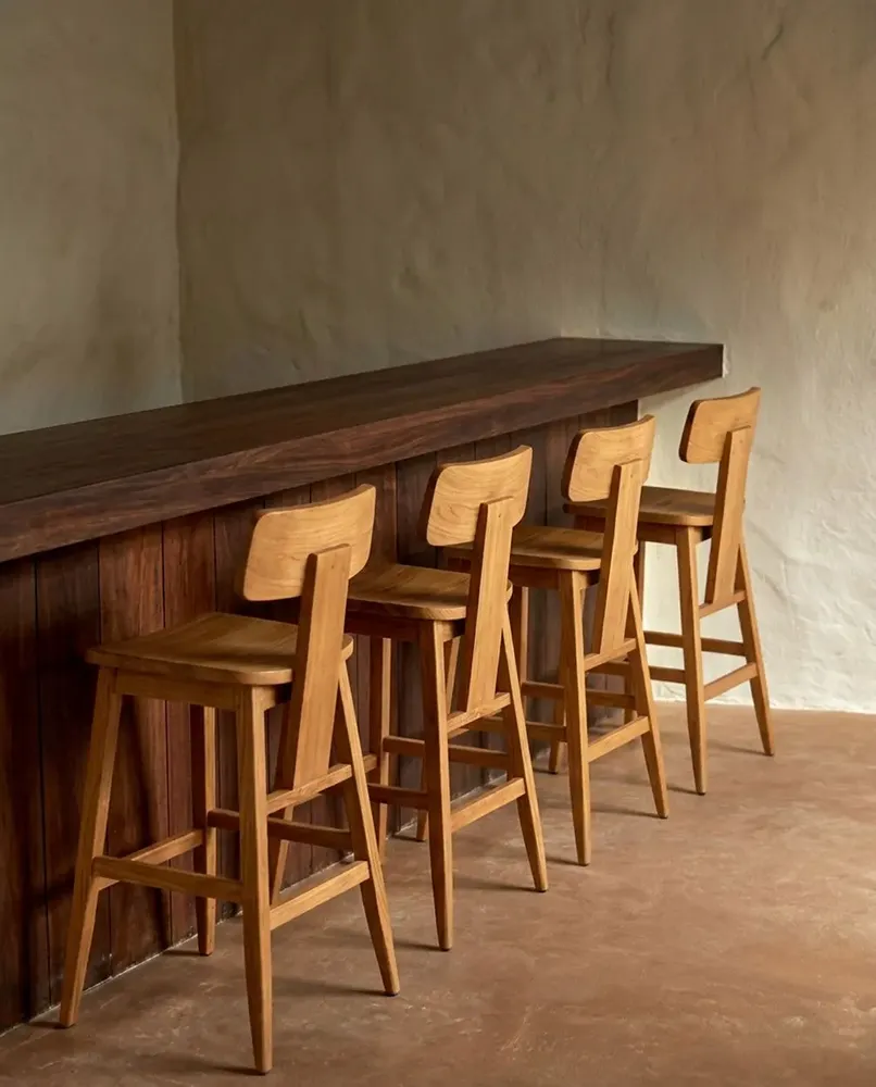 Tabourets - Le Tabouret De Bar LovYa - Naturel - BAZAR BIZAR LIVING
