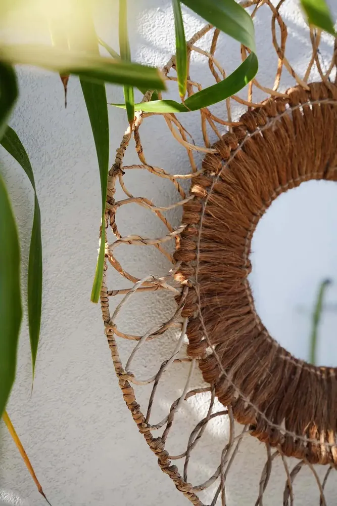 Miroirs - Le Miroir Montezuma - Naturel - BAZAR BIZAR LIVING
