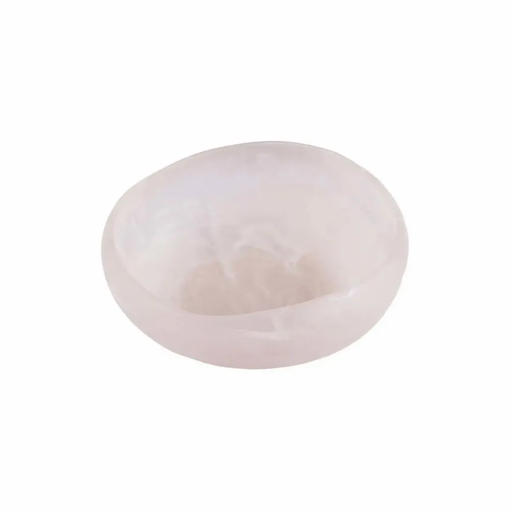 Bowls - The Resin Organic Bowl - Pink White - S - BAZAR BIZAR LIVING