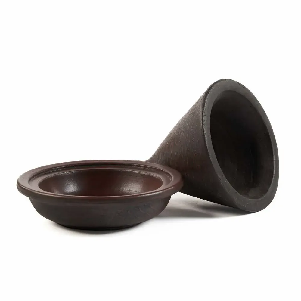 Platter and bowls - The Ethnic Cone Tajine - Terracotta - BAZAR BIZAR LIVING