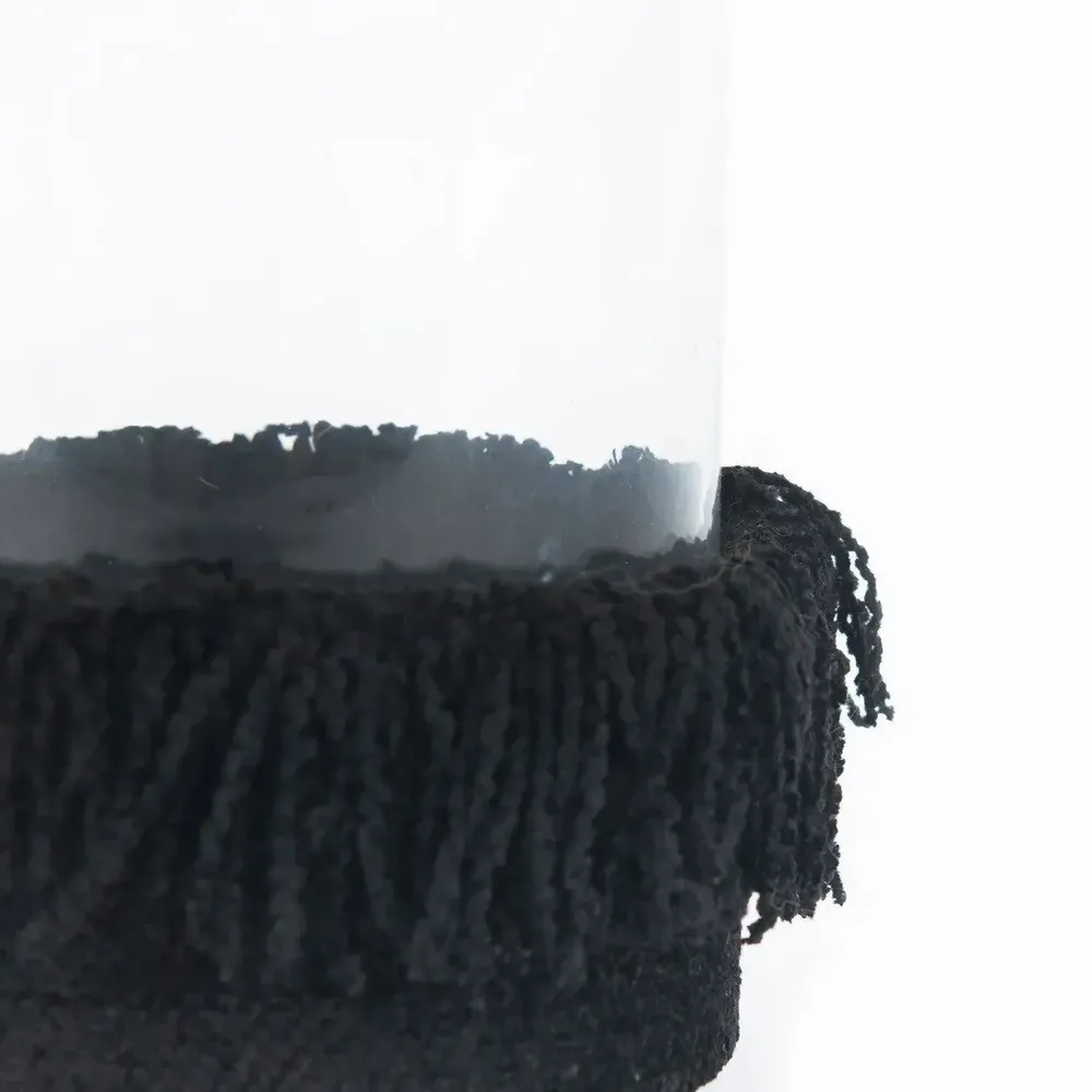 Bougeoirs et photophores  - Bougeoir Oh My Gee, velours noir, L - BAZAR BIZAR LIVING