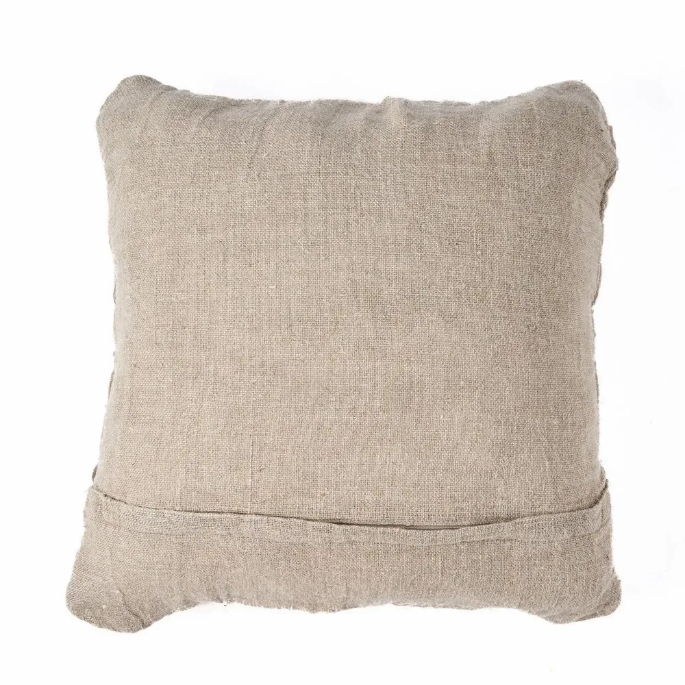 Cushions - The Linen Crosier Cushion Cover - Natural - BAZAR BIZAR LIVING
