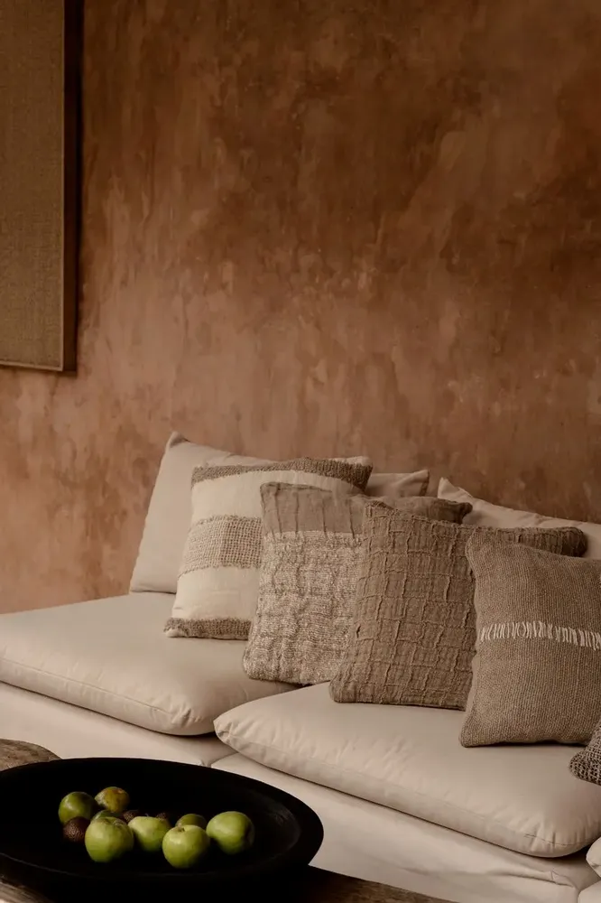 Cushions - The Linen Threads Cushion Cover - White Natural - BAZAR BIZAR LIVING