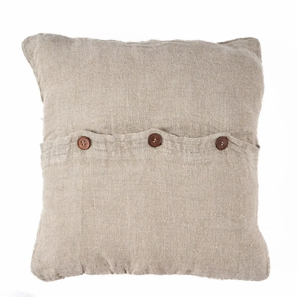 Cushions - The Linen Edit Cushion Cover - Natural - BAZAR BIZAR LIVING