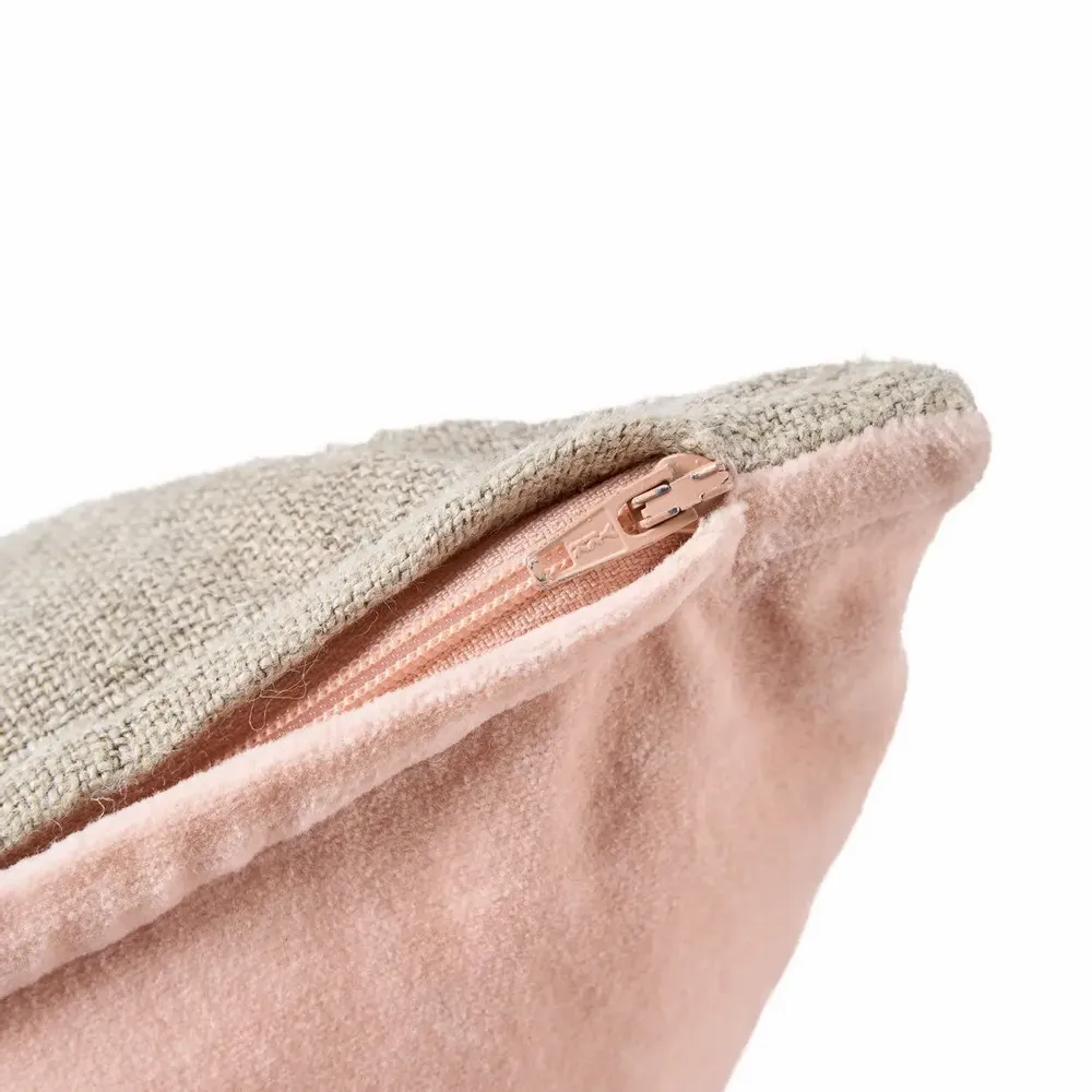Coussins - La Housse de Coussin Velvet Divorce - Rose Naturel - 30x50 - BAZAR BIZAR LIVING