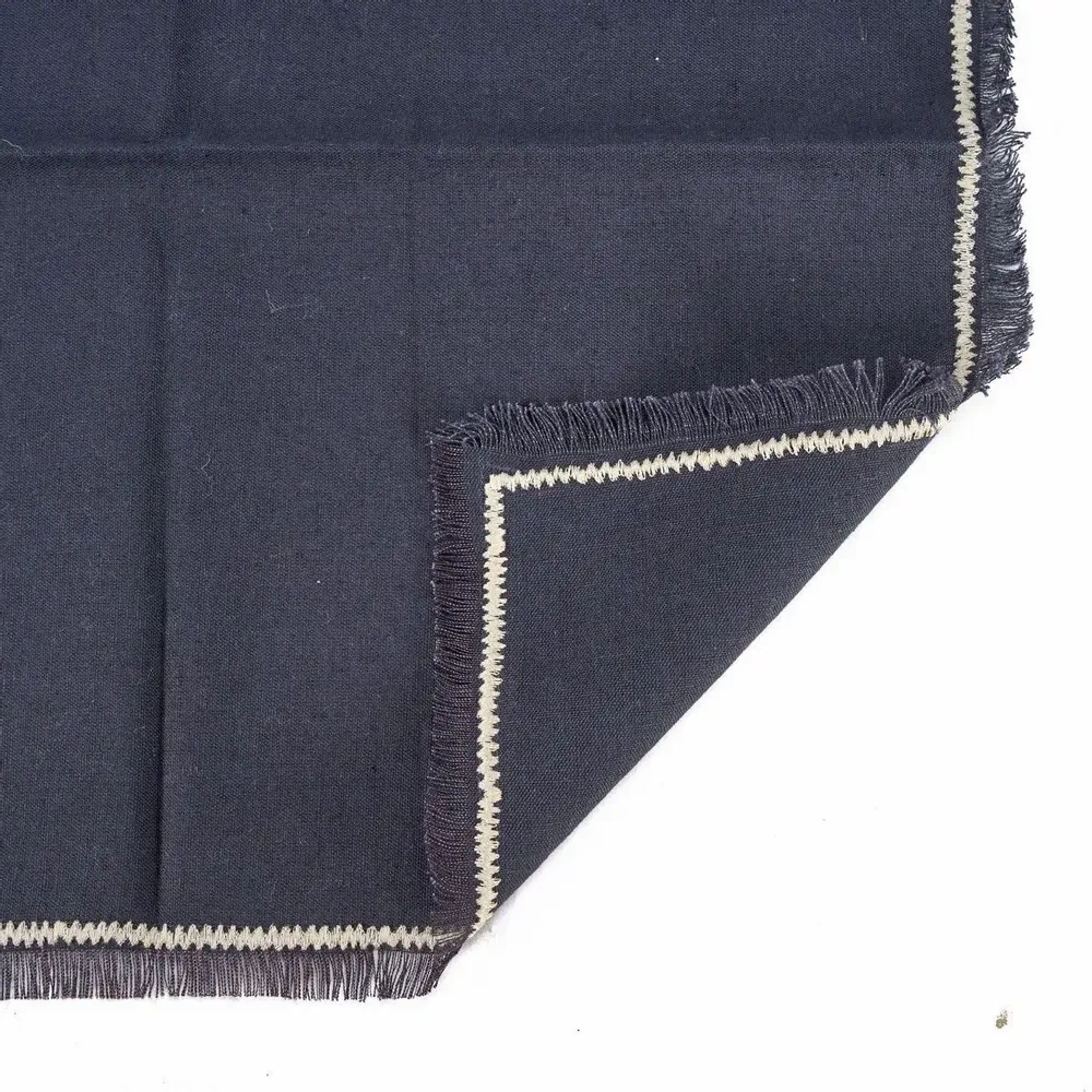 Napkins - The Tuscany Napkin - Black Natural - 45x45 - BAZAR BIZAR LIVING