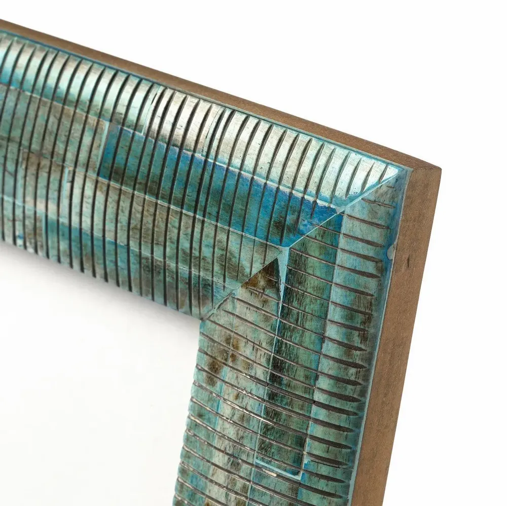 Frames - The Ocean Ripple Frame - Turquoise - 10x15 - BAZAR BIZAR LIVING
