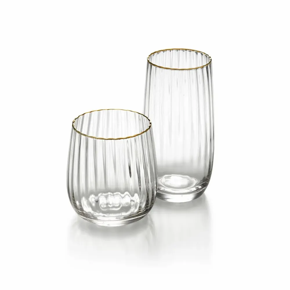 Verres - Le Golden Rim Tumbler – Or Naturel - BAZAR BIZAR LIVING