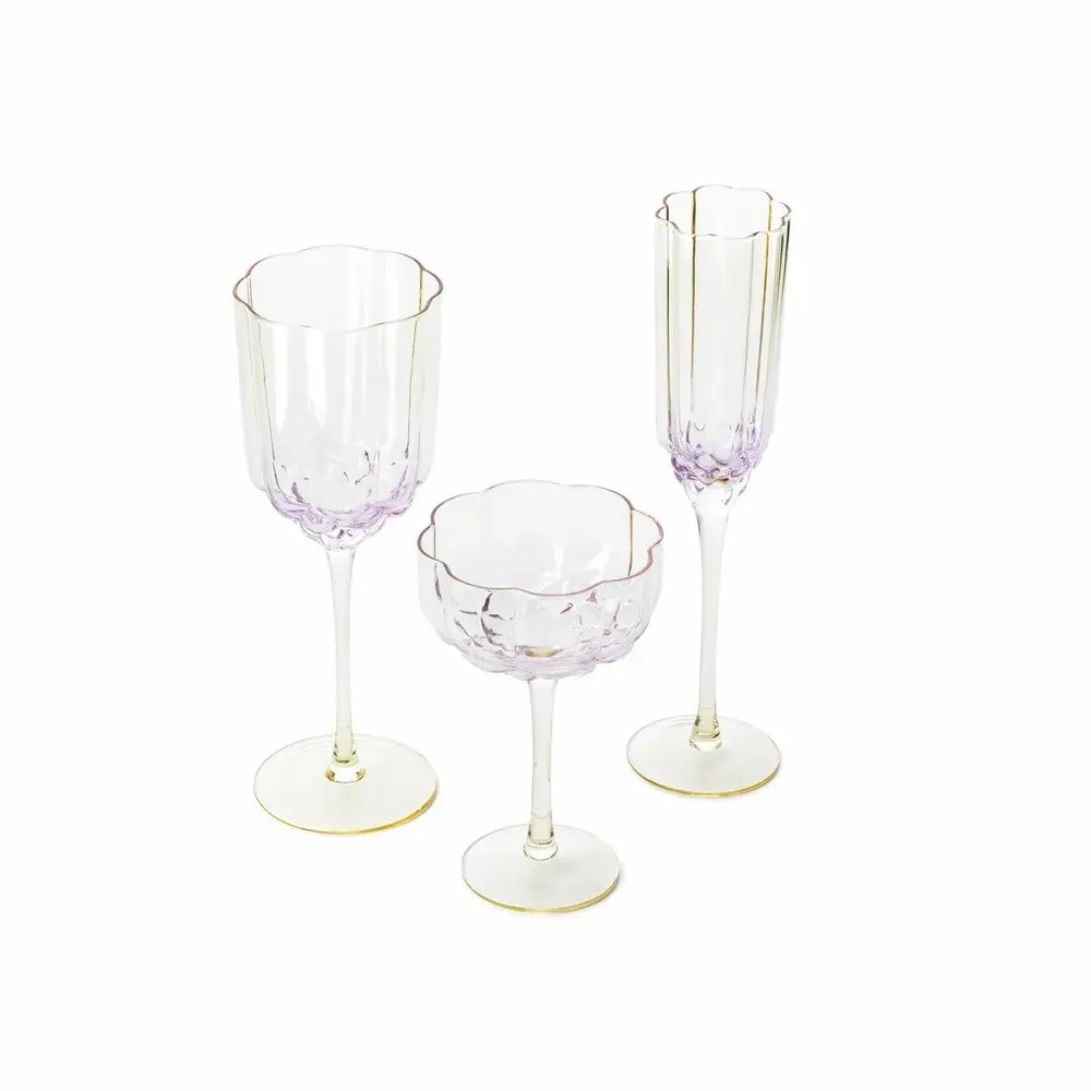 Verres - Le Verre À Vin Pink Blush – Rose - BAZAR BIZAR LIVING