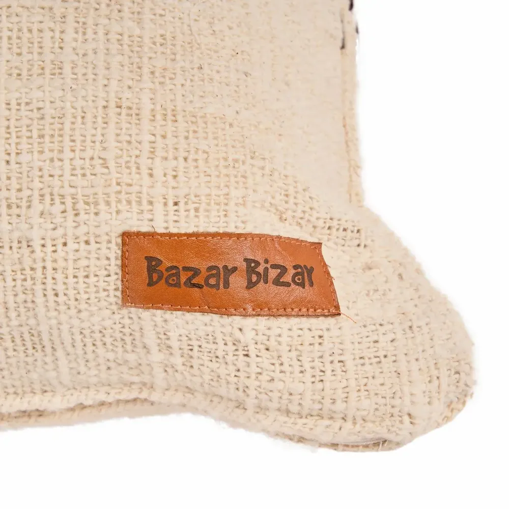 Cushions - The Stonepath Cushion Cover - Natural - BAZAR BIZAR LIVING