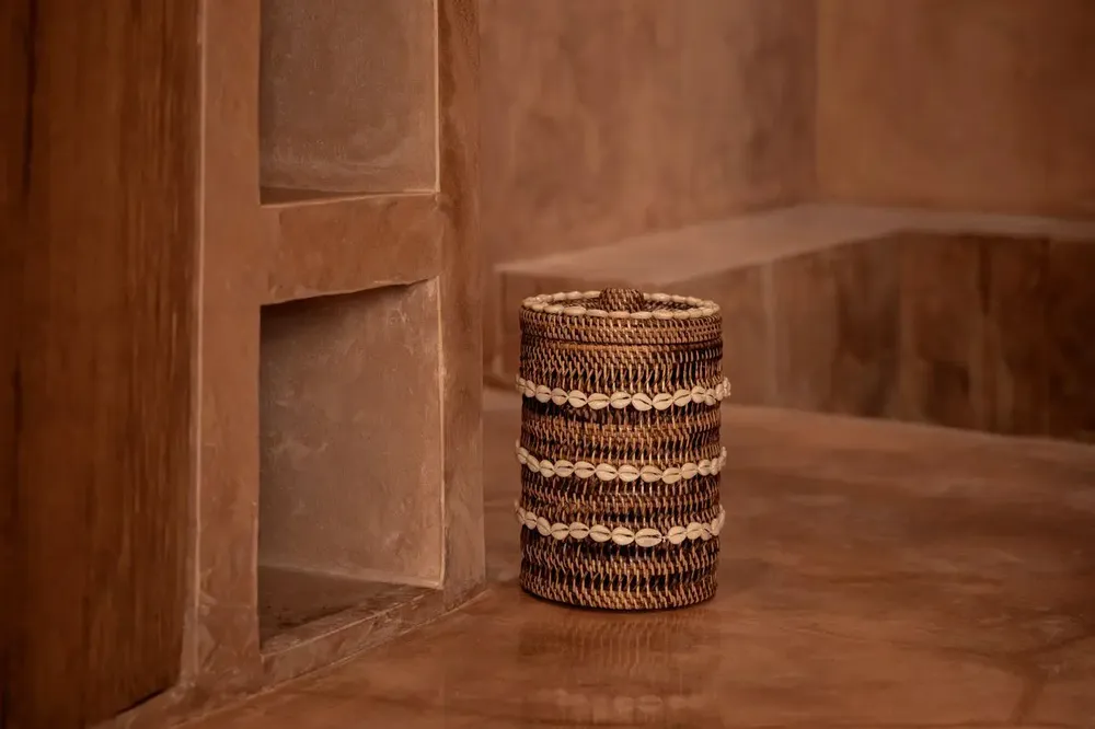 Storage boxes - The Shell Storage Bin - Natural Brown - BAZAR BIZAR LIVING