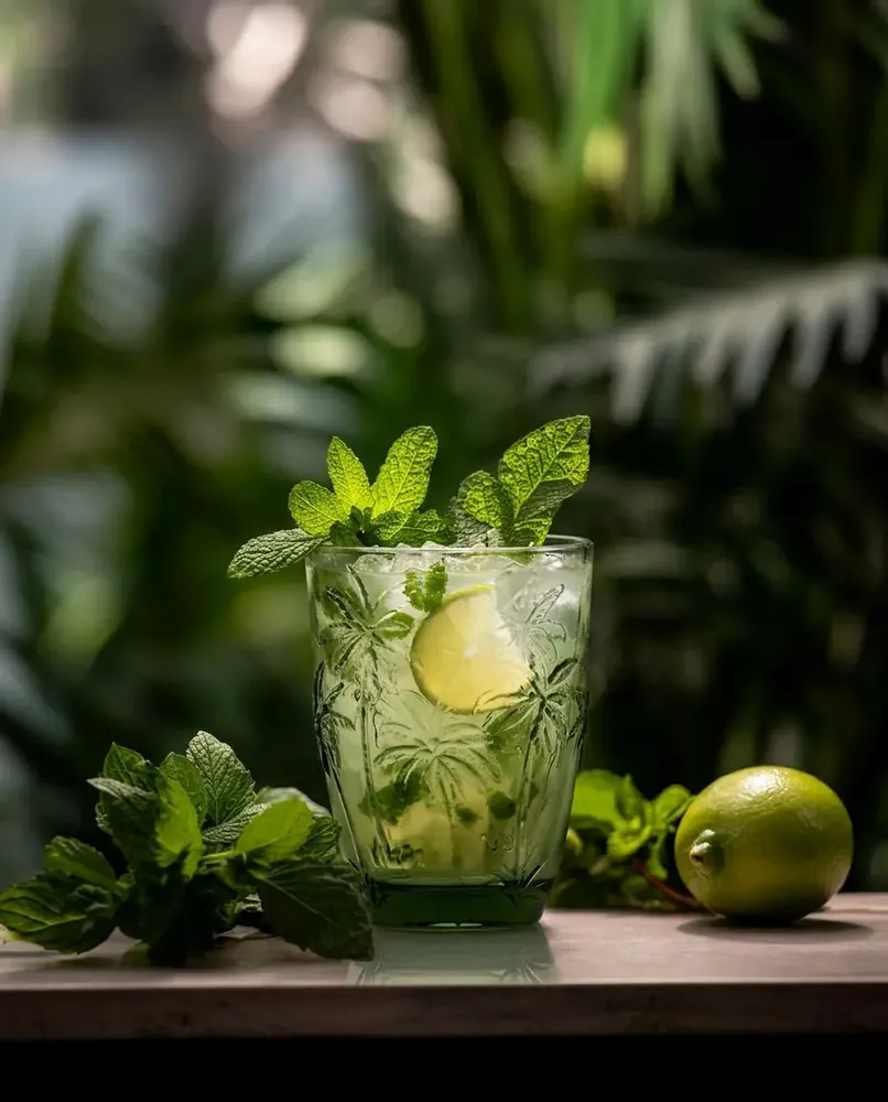Verres - Le Verre à Eau Palm Breeze - Vert - BAZAR BIZAR LIVING