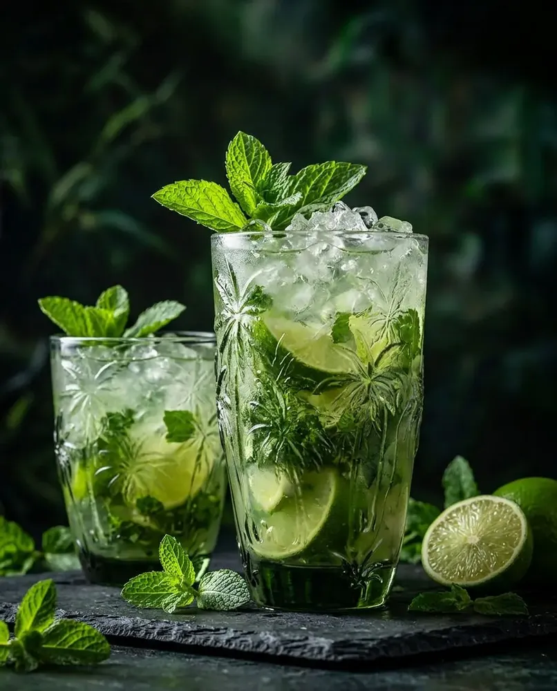 Glass - The Palm Breeze Highball - Green - BAZAR BIZAR LIVING