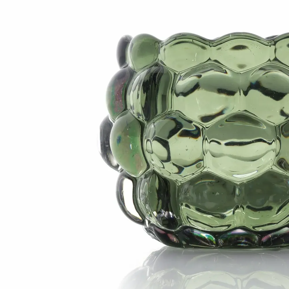 Candlesticks and candle holders - The Bubble Glow Candle Holder - Green - BAZAR BIZAR LIVING