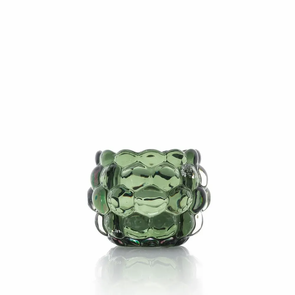 Candlesticks and candle holders - The Bubble Glow Candle Holder - Green - BAZAR BIZAR LIVING