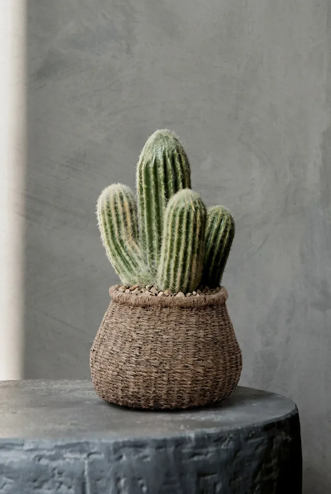 Pots de fleurs - La Cache-Pot Faux-Puff - Marron - S - BAZAR BIZAR LIVING