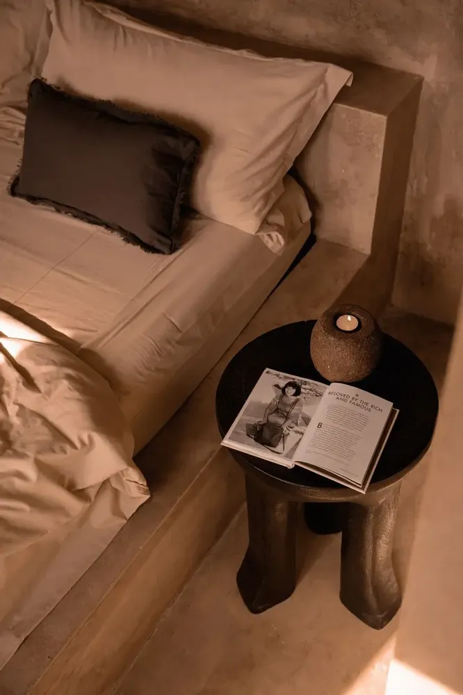 Other tables - The Java Tripod Side Table - Dark Walnut - BAZAR BIZAR LIVING
