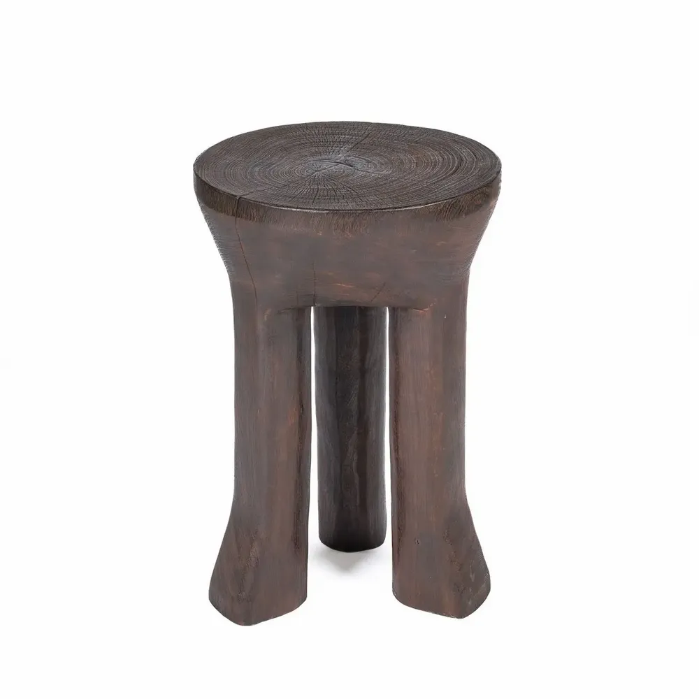 Other tables - The Java Tripod Side Table - Dark Walnut - BAZAR BIZAR LIVING