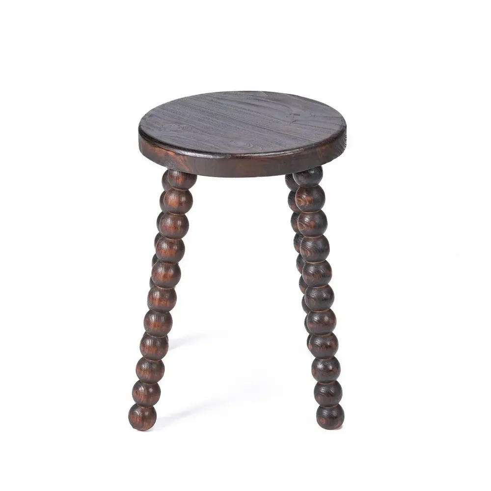 Tabourets - Le Tabouret Dango - Noyer Foncé - BAZAR BIZAR LIVING