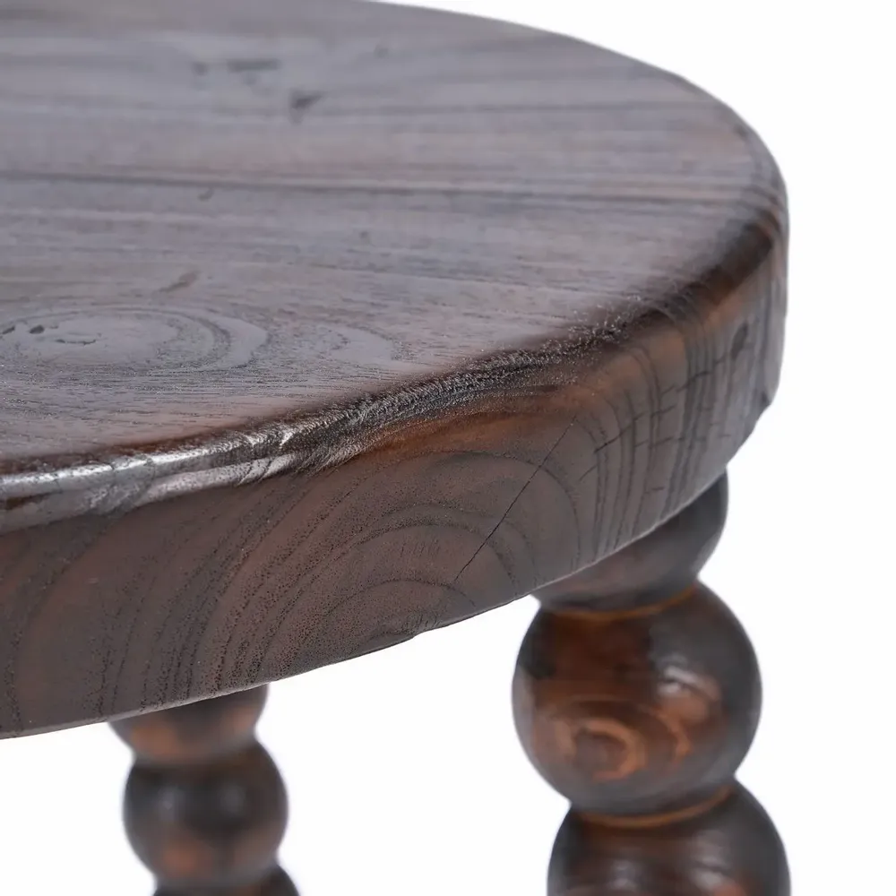 Tabourets - Le Tabouret Dango - Noyer Foncé - BAZAR BIZAR LIVING