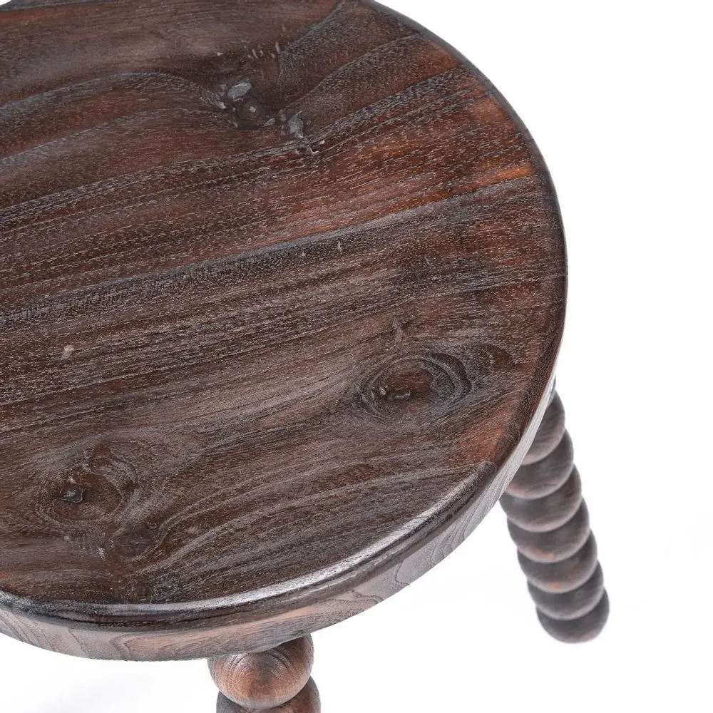 Tabourets - Le Tabouret Dango - Noyer Foncé - BAZAR BIZAR LIVING