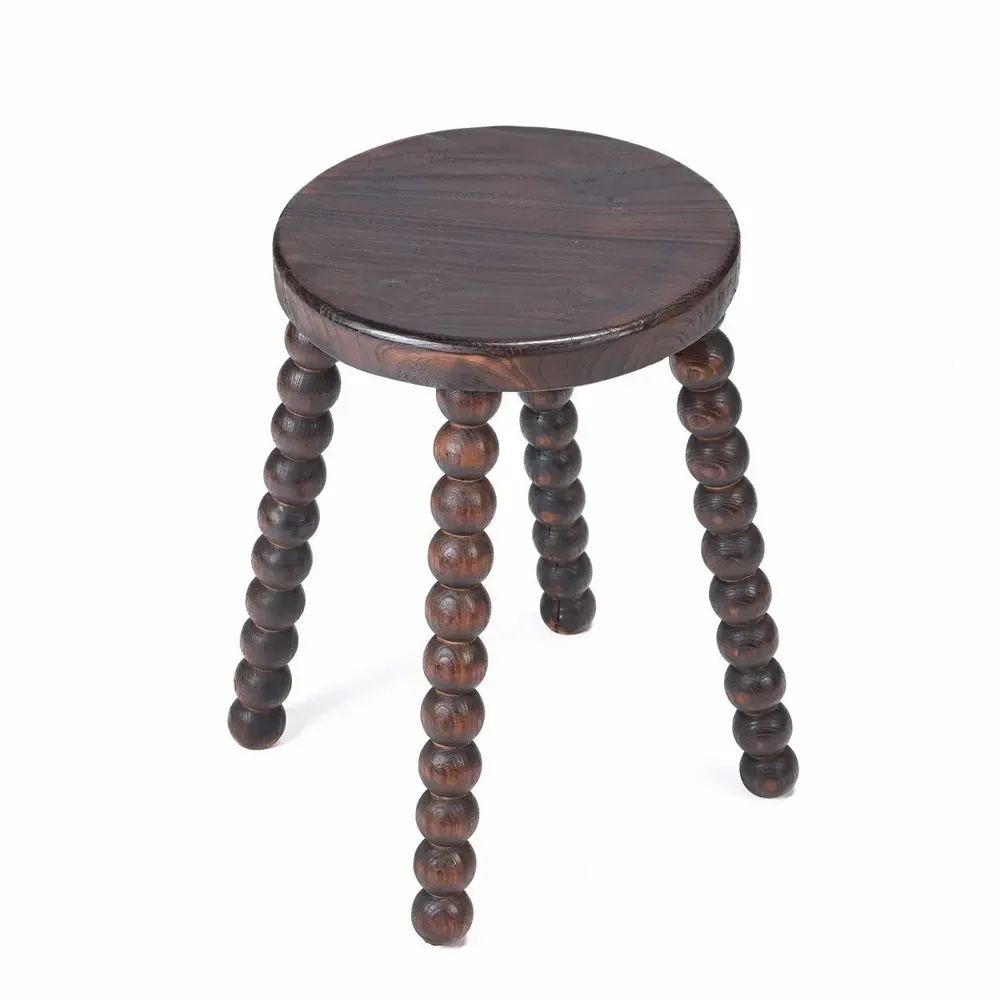 Tabourets - Le Tabouret Dango - Noyer Foncé - BAZAR BIZAR LIVING