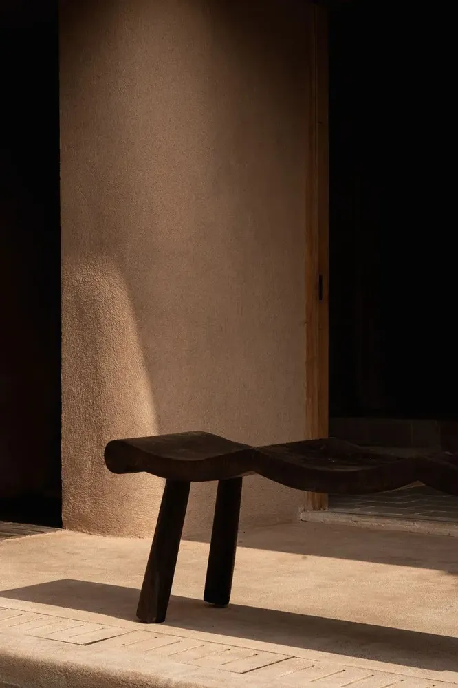 Benches - The Lombok Wave Bench - Dark Walnut - M - BAZAR BIZAR LIVING