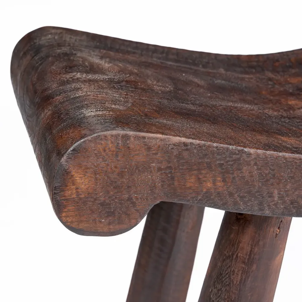 Benches - The Lombok Wave Bench - Dark Walnut - M - BAZAR BIZAR LIVING