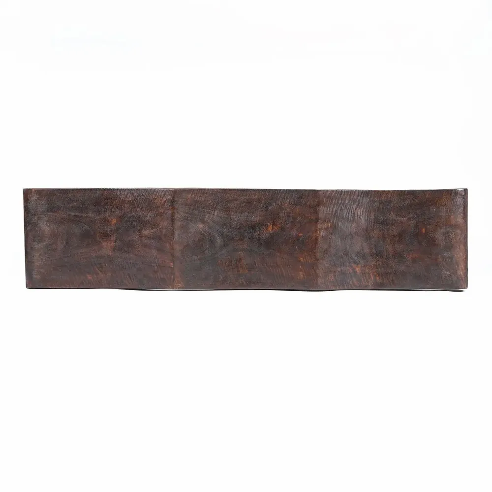 Benches - The Lombok Wave Bench - Dark Walnut - M - BAZAR BIZAR LIVING