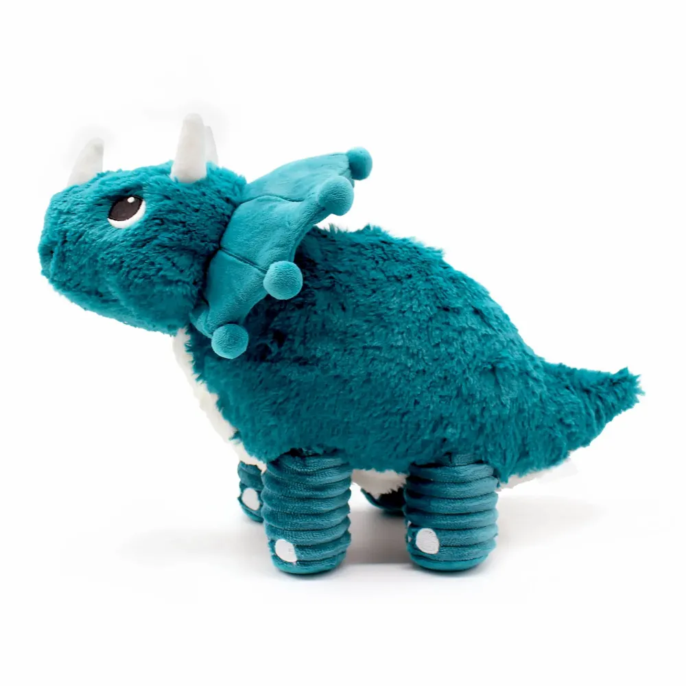 Peluches - Peluche tricératops Maman-bébé Les Ptipotos - LES DEGLINGOS