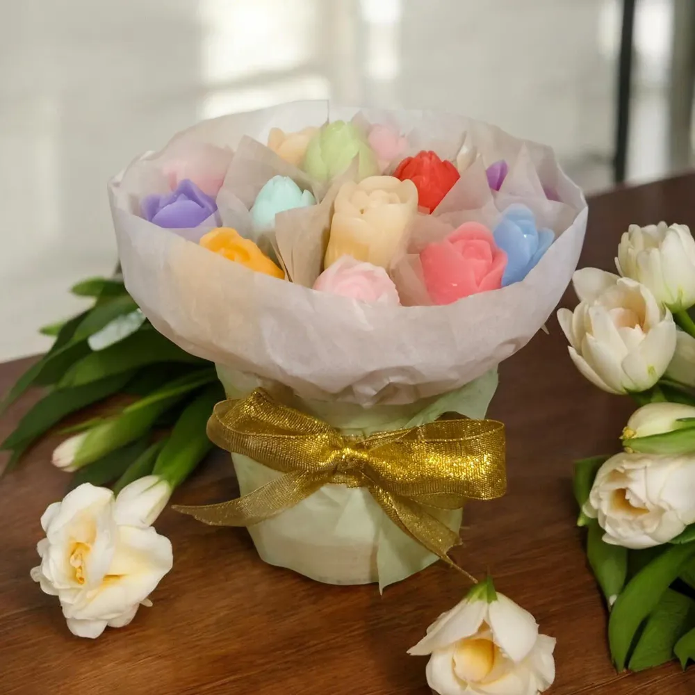 Candles - Handmade Wax Tulip Bouquet - WIRAWIRI