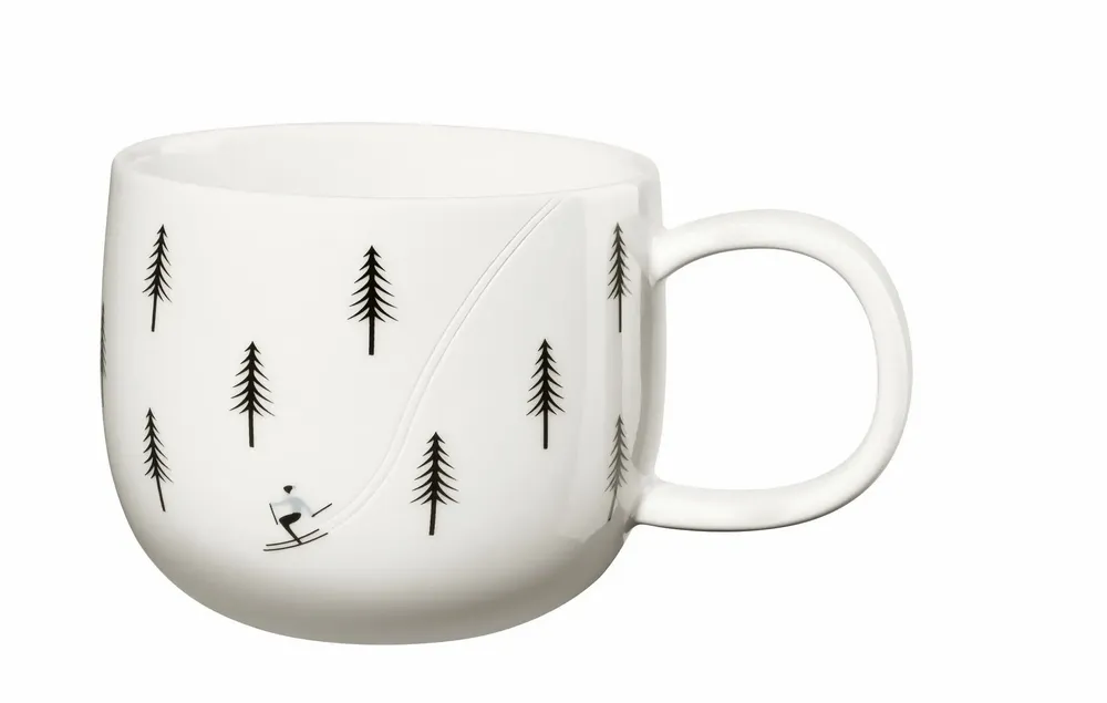 Objets de décoration - Mugs JOY Snow Tracks - ASA SELECTION