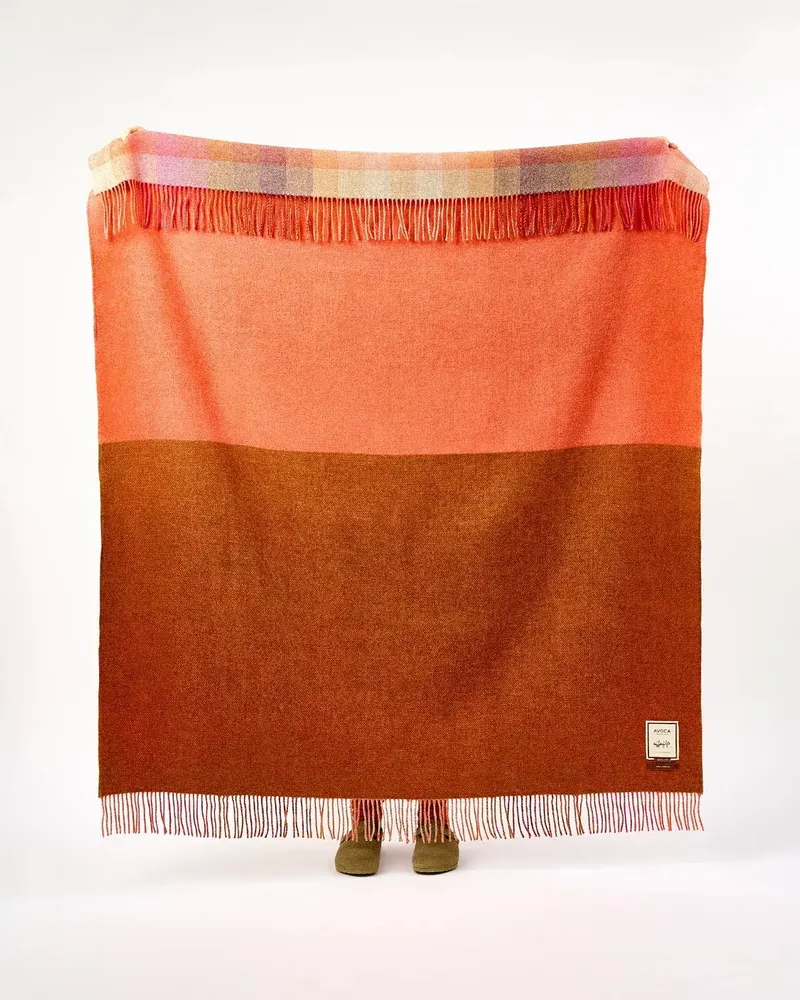 Plaids - Miners Spectrum Double Sided Lambswool Throw - AVOCA