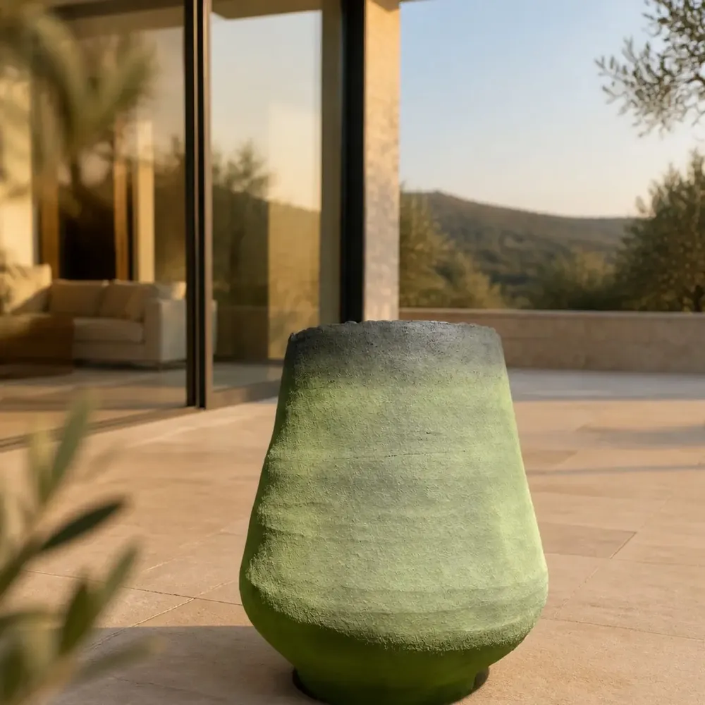 Flower pots - Sculptural Garden Vase – OVO VI - CERAMIC FACTORY