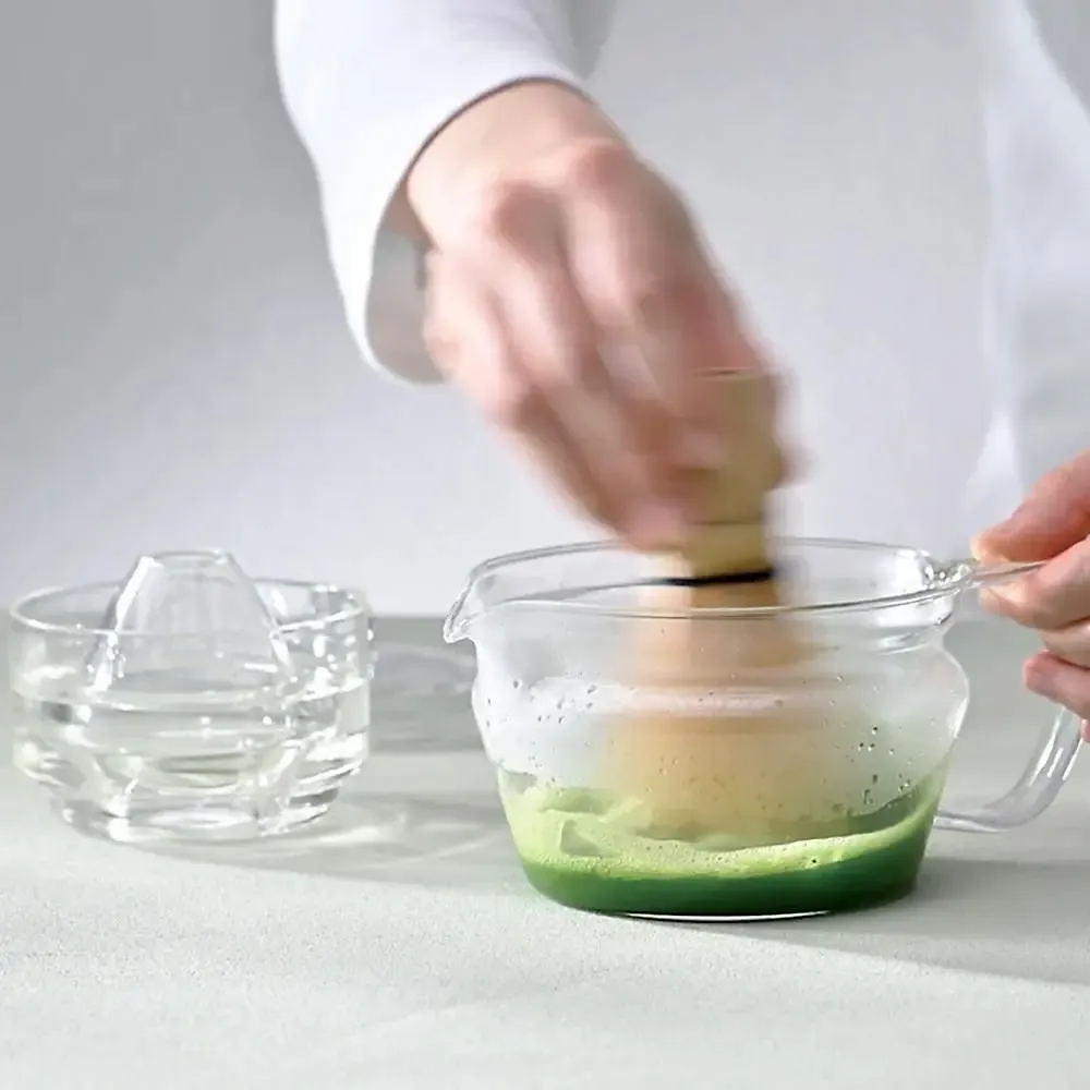 Tea and coffee accessories - Matcha bowl set - transparent glass teapot/HARIO - ABINGPLUS