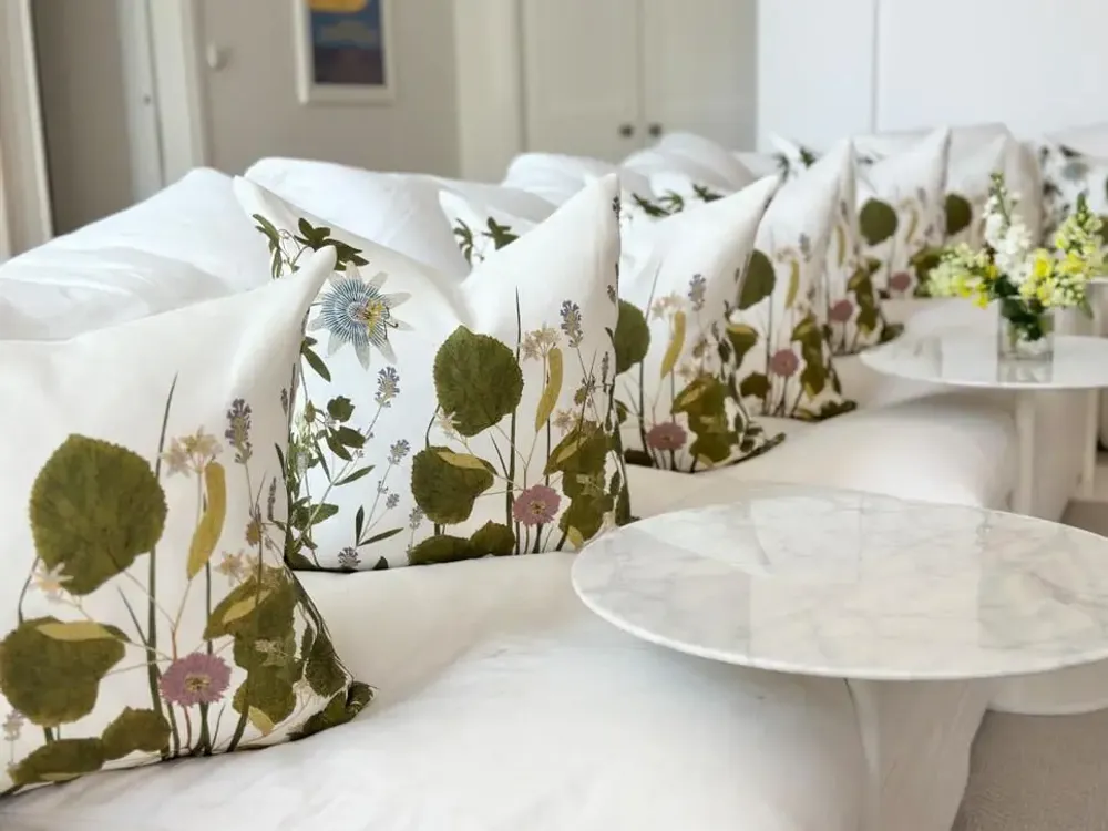 Fabric cushions - Linen Cushion Cover 50 x 50cm - SUMMERILL AND BISHOP