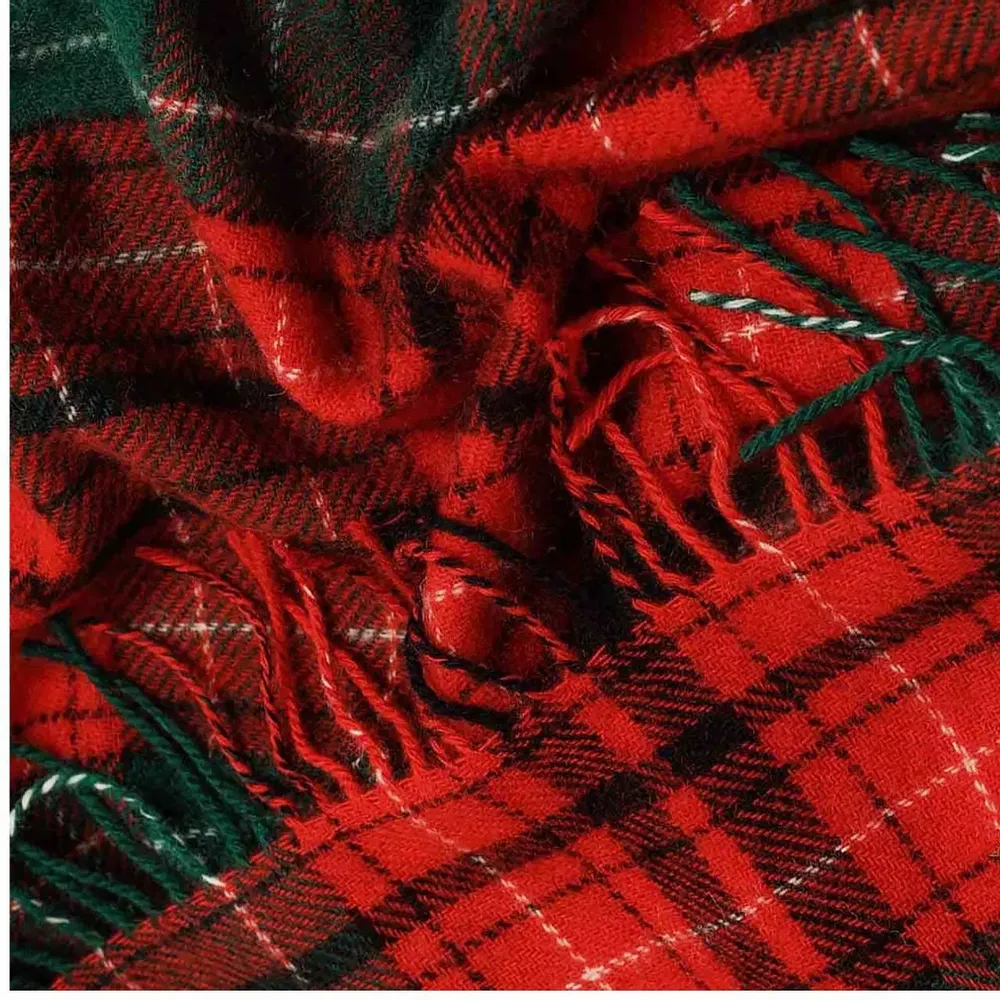 Plaids - Plaid de Noël en laine de Nouvelle-Zélande - LANAVITTA
