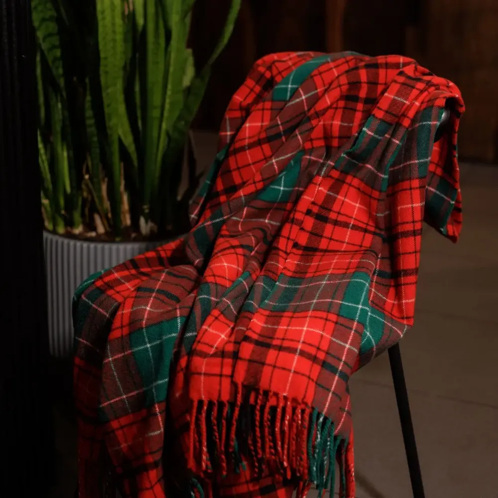 Plaids - Plaid de Noël en laine de Nouvelle-Zélande - LANAVITTA