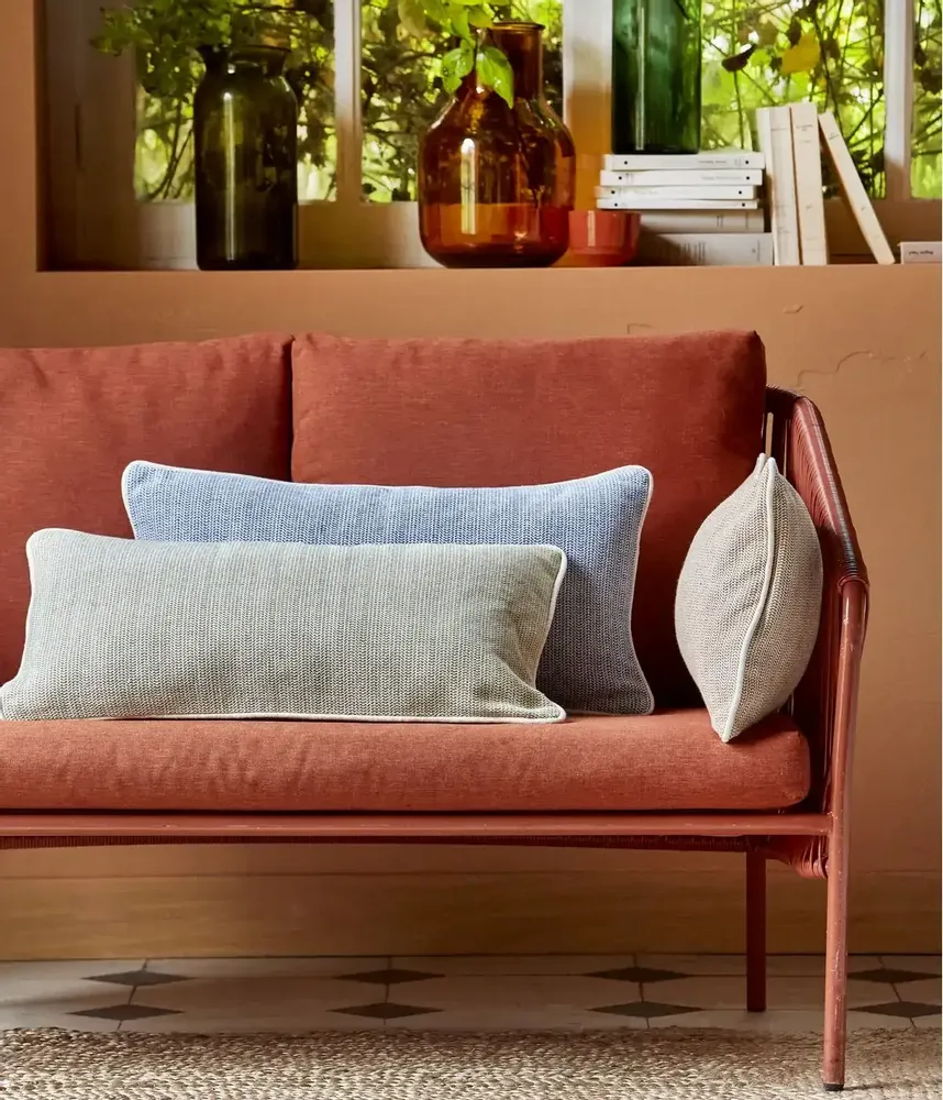 Coussins textile - Housse de coussin Lisbonne caramel - SYLVIE THIRIEZ