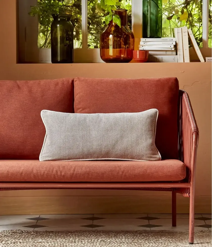 Coussins textile - Housse de coussin Lisbonne caramel - SYLVIE THIRIEZ