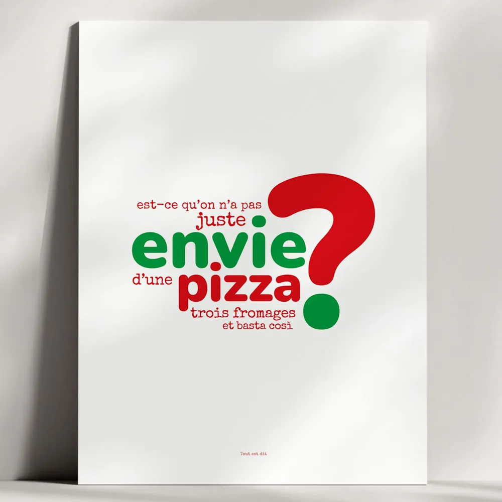 Poster - POSTERS - TOUT EST DIT