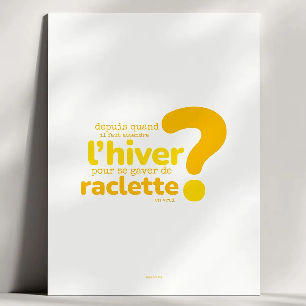 Poster - POSTERS - TOUT EST DIT