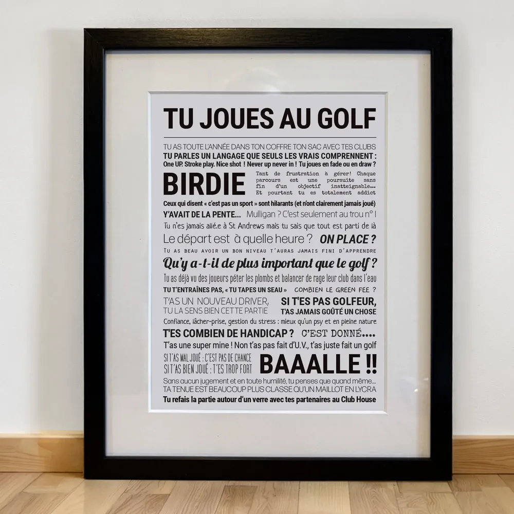 Poster - POSTERS - TOUT EST DIT