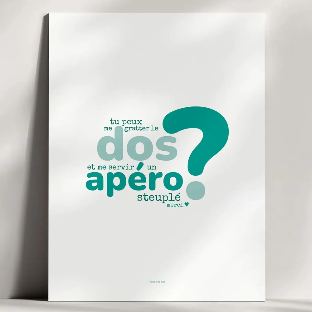 Poster - POSTERS - TOUT EST DIT