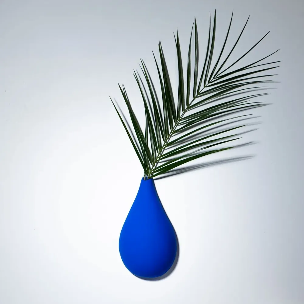 Outdoor decorative accessories - DROP OF EARTH (soliflora for dried flowers) - MONOCHROMIC CERAMIC