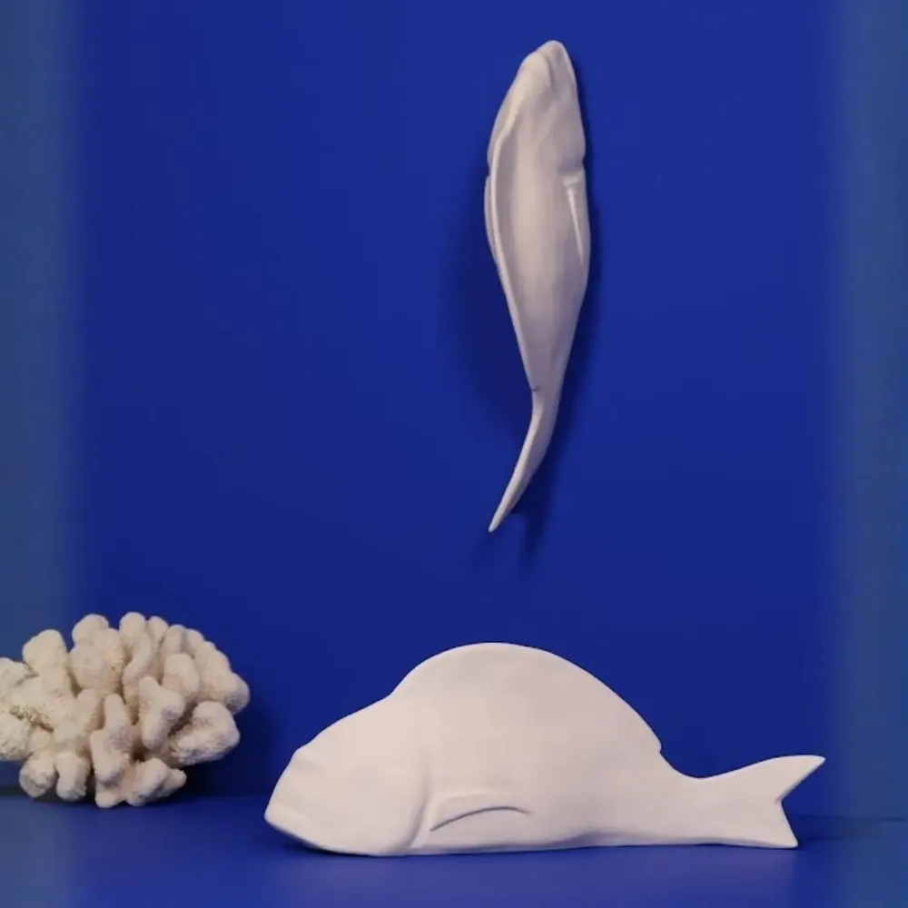 Accessoires de déco extérieure - FANNY la Dorade en céramique - MONOCHROMIC CERAMIC
