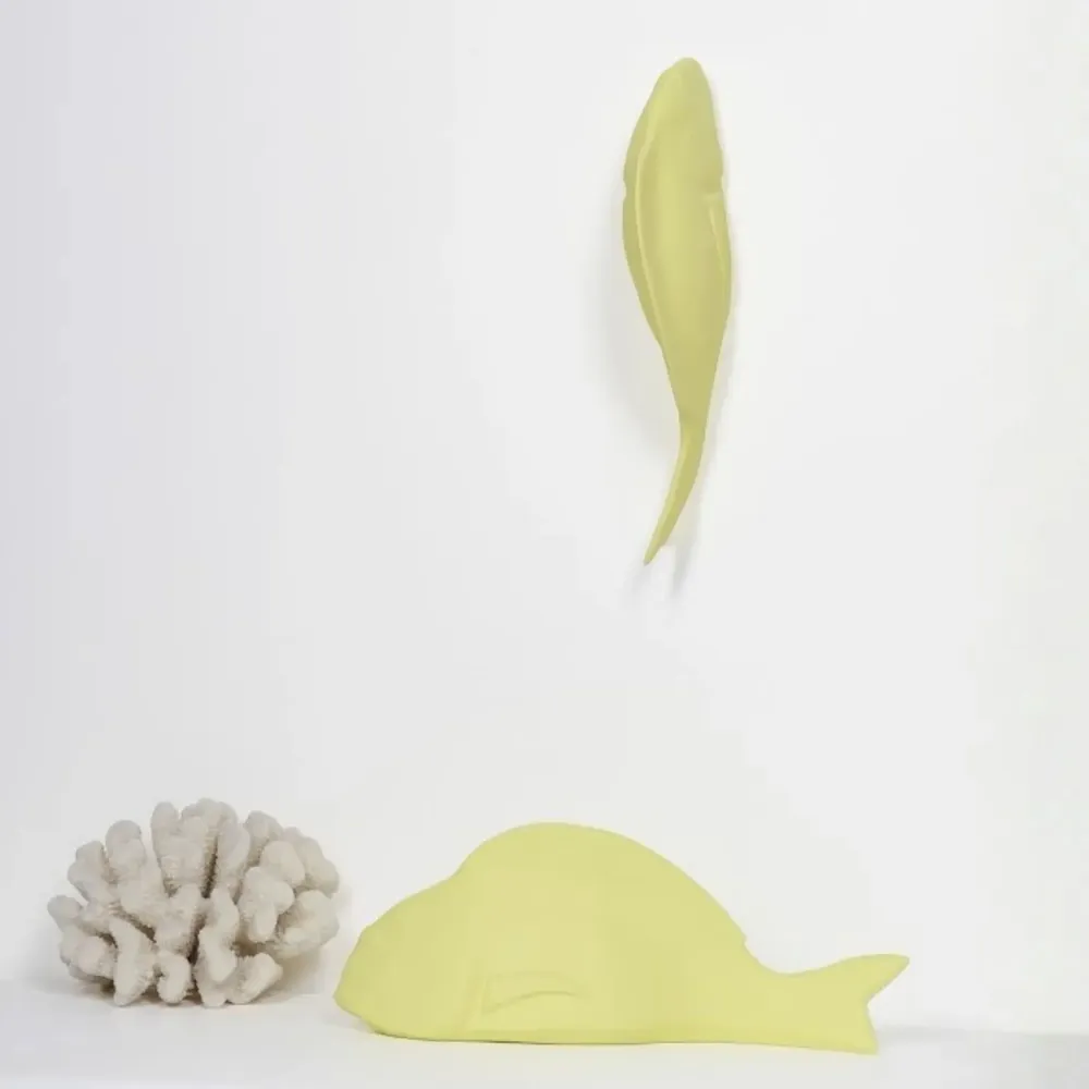 Accessoires de déco extérieure - FANNY la Dorade en céramique - MONOCHROMIC CERAMIC