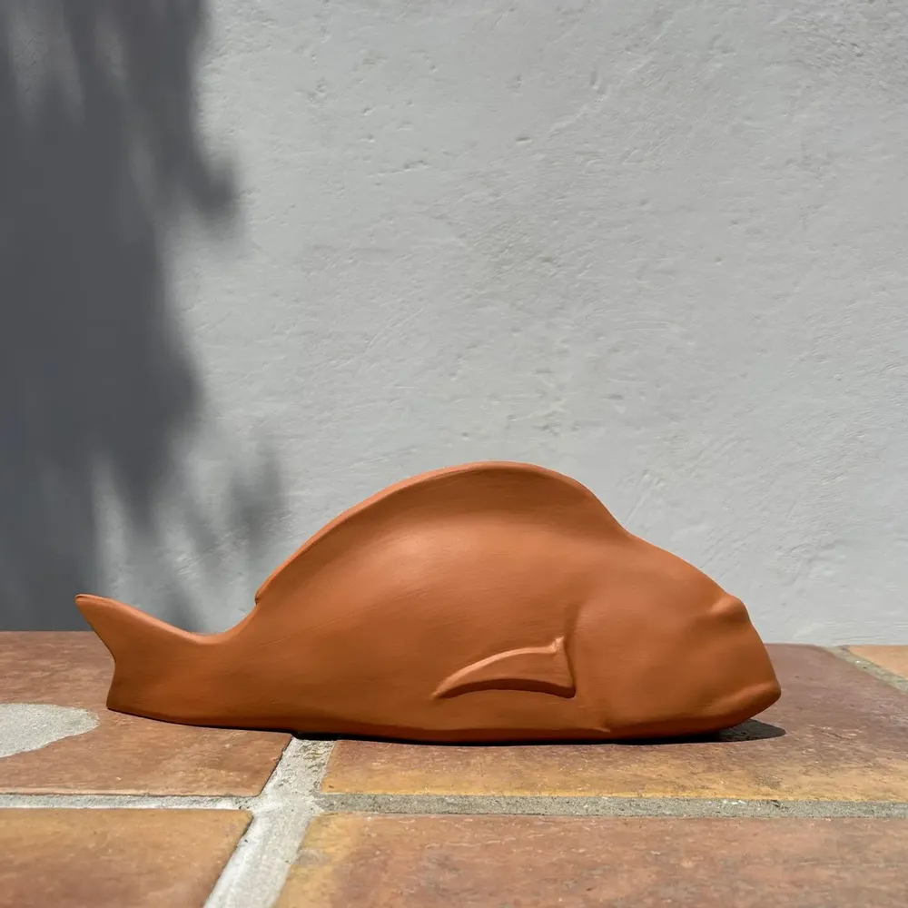 Accessoires de déco extérieure - FANNY la Dorade en céramique - MONOCHROMIC CERAMIC