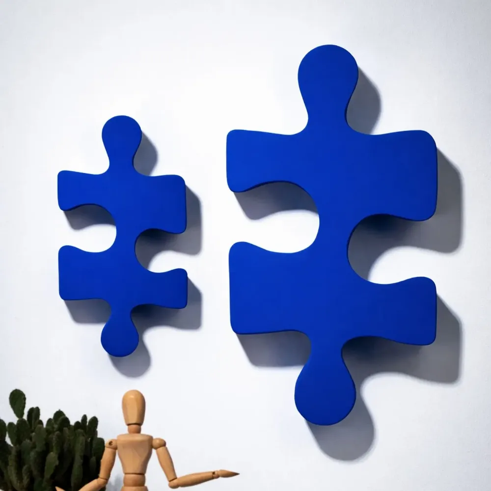 Outdoor decorative accessories - PUZZLE - MONOCHROMIC CERAMIC